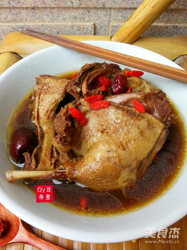药膳老鸭汤的做法步骤:6