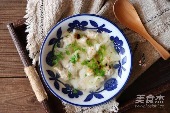 香菇馅肉馄饨的做法步骤：11