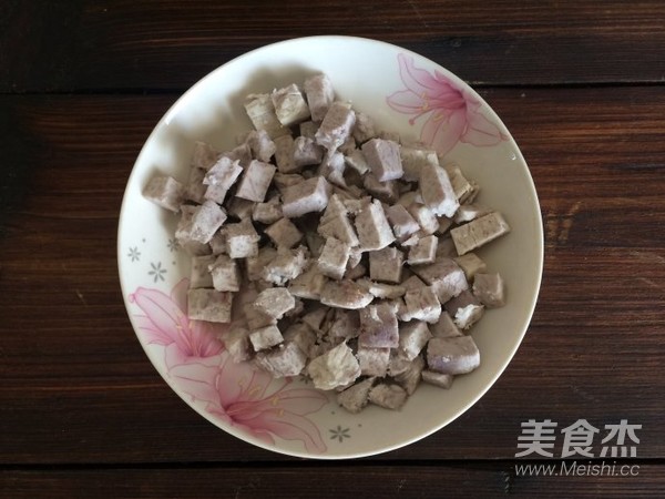 豆浆香芋西米露的做法步骤：2