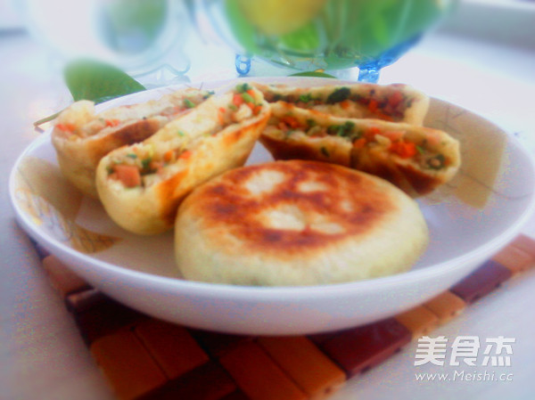 芹菜胡萝卜馅饼的做法步骤:19