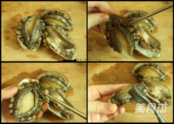 韩式鲍鱼粥的做法步骤：2