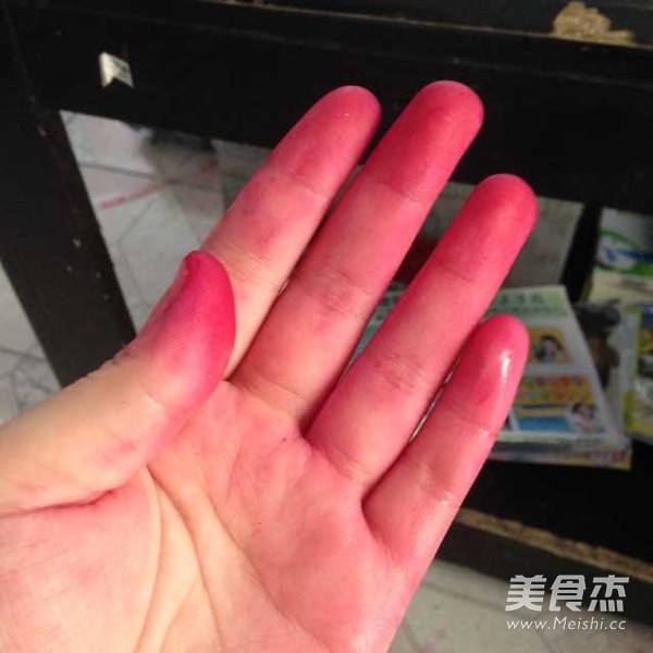 仙人掌果果汁的做法步骤:5