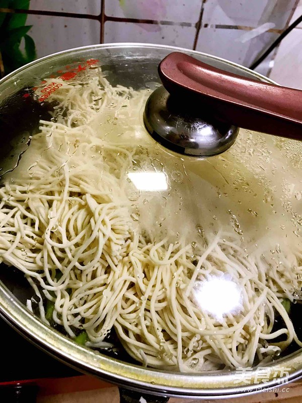驴肉扁豆焖面的做法步骤:5