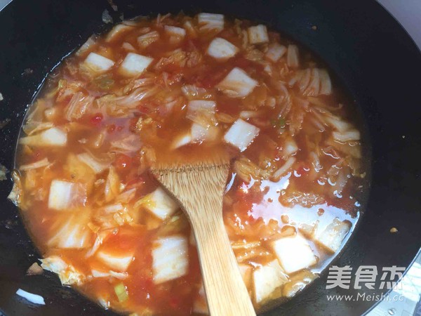 养生疙瘩汤的做法步骤:8