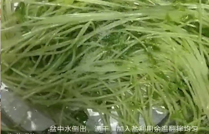 家常拌豆苗的做法步骤：8