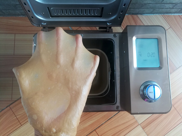 红糖肉桂核桃手撕面包的做法步骤:6