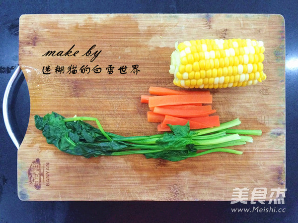 芝士火腿焗饭,我的日常美味晚餐的做法步骤:2