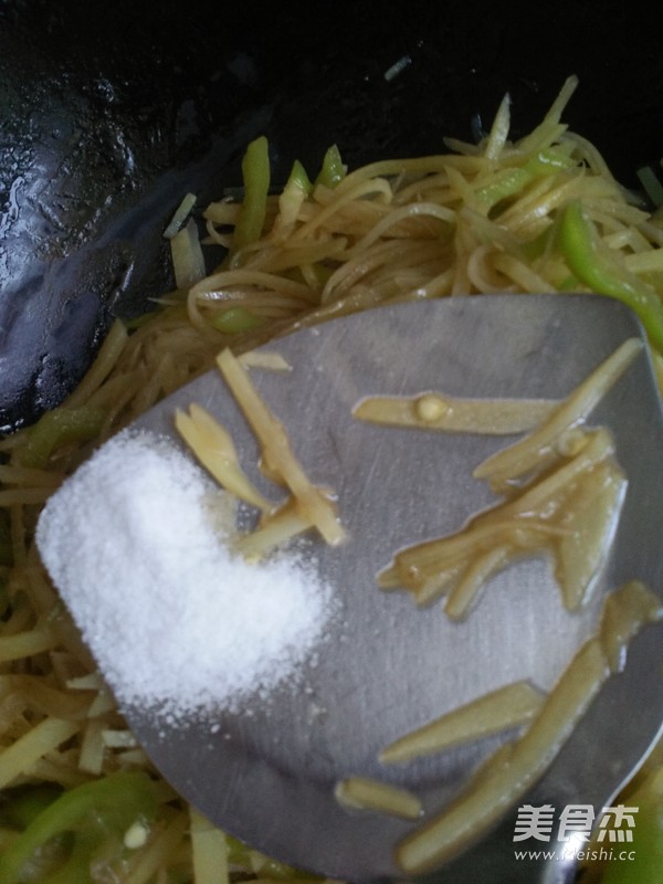 酸辣土豆丝的做法步骤：5