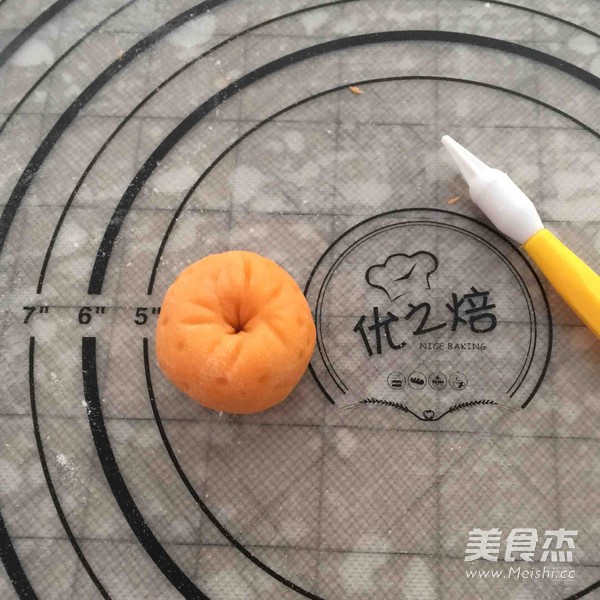 日式烧果子--橘子红了的做法步骤:8