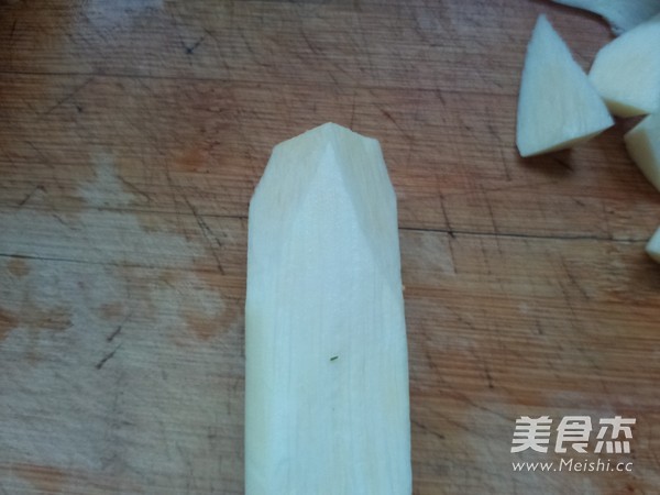 丽花茭白的做法步骤:3
