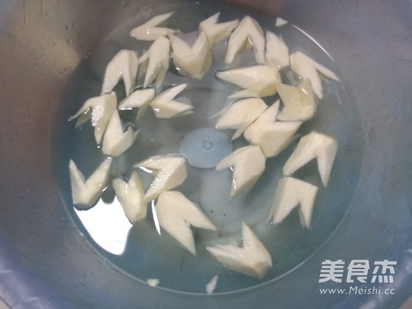 丽花茭白的做法步骤:7