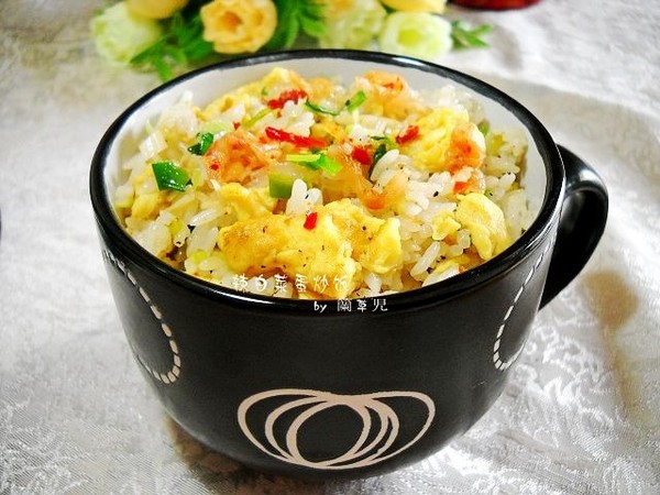 辣白菜蛋炒饭的做法步骤:12