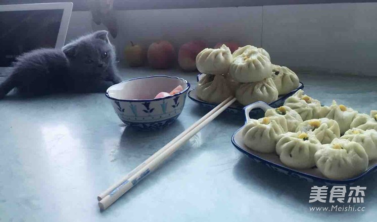 香香羊肉包的做法步骤:7