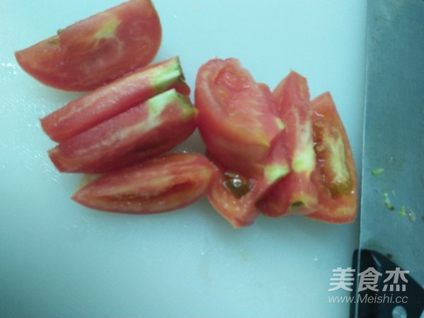 番茄鸡蛋面的做法步骤:12