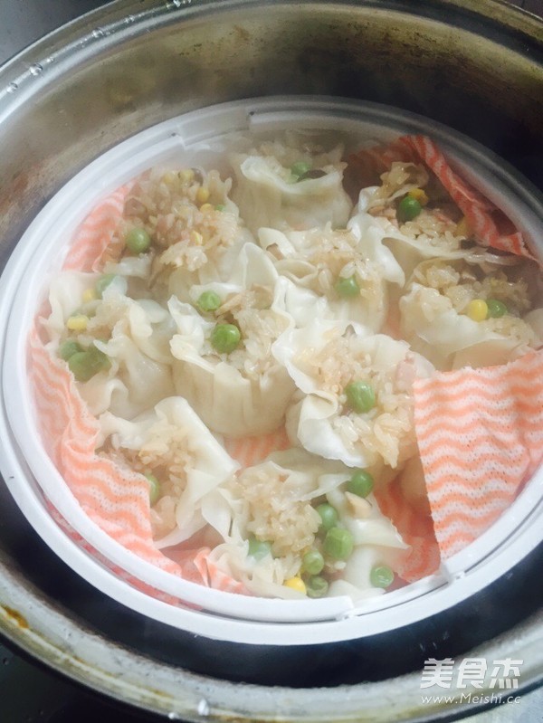 腊鸭烧麦的做法步骤:13