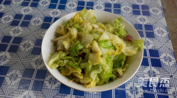素炒圆白菜的做法步骤：5