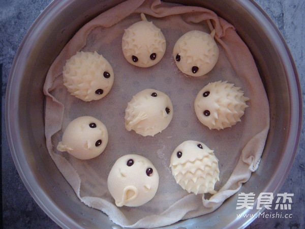 元宵节民俗美食|招财纳福刺猬老鼠的做法步骤:13