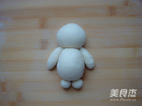 最完美情人化身暖暖的大白海蒂白面包的做法步骤:7