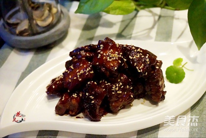 酸甜可口的话梅酿小排的做法步骤：11