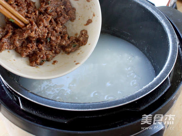 牛肉粥的做法步骤:6
