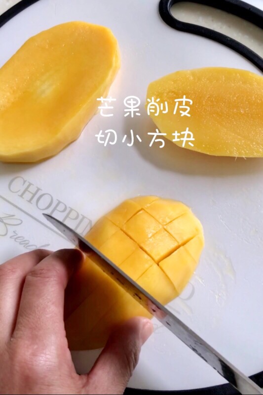 芒果油条虾的做法步骤:5