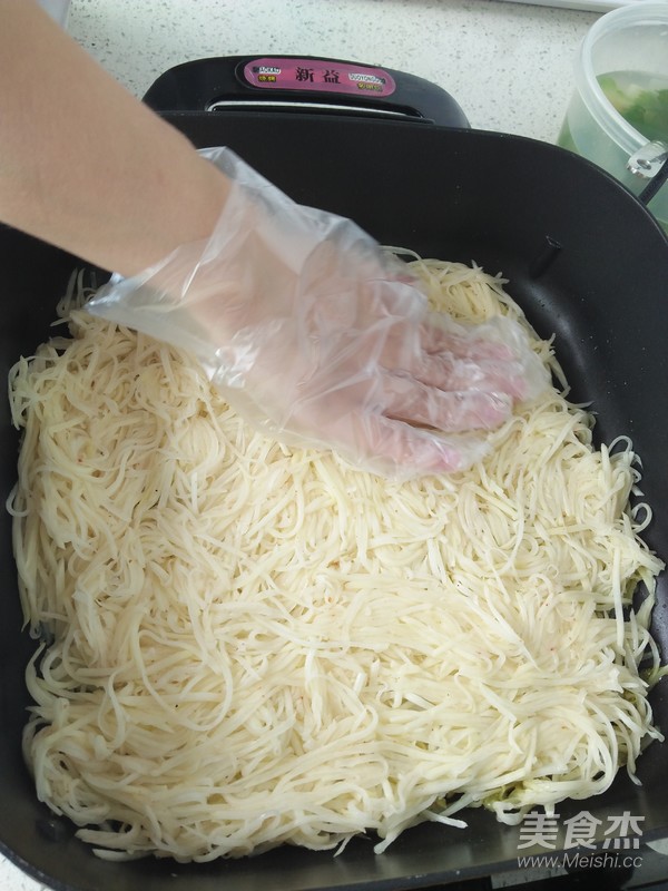 葱香洋芋煎饼的做法步骤:10