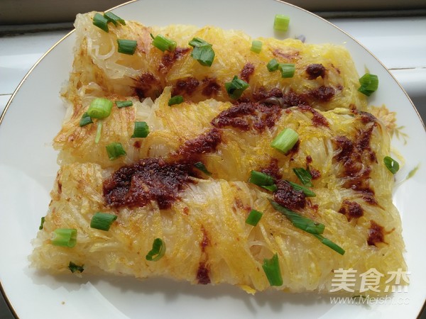 葱香洋芋煎饼的做法步骤:16