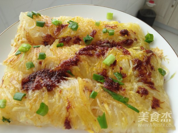 葱香洋芋煎饼的做法步骤:17