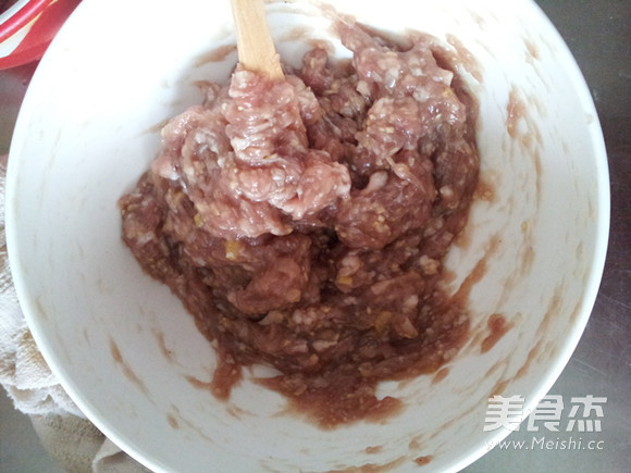 小白菜氽丸子的做法步骤:5