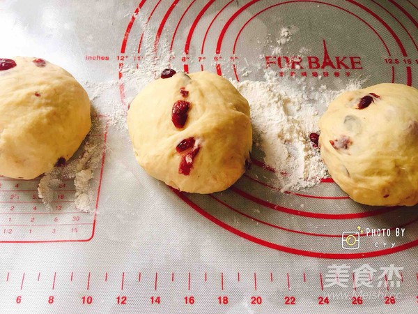 有颜又柔软的蔓越莓吐司的做法步骤:18