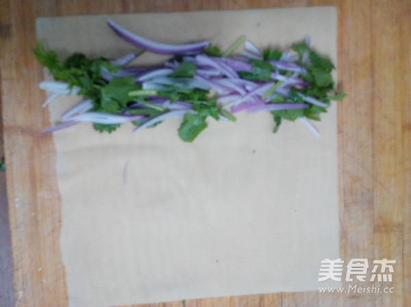 烤干豆腐卷的做法步骤：3