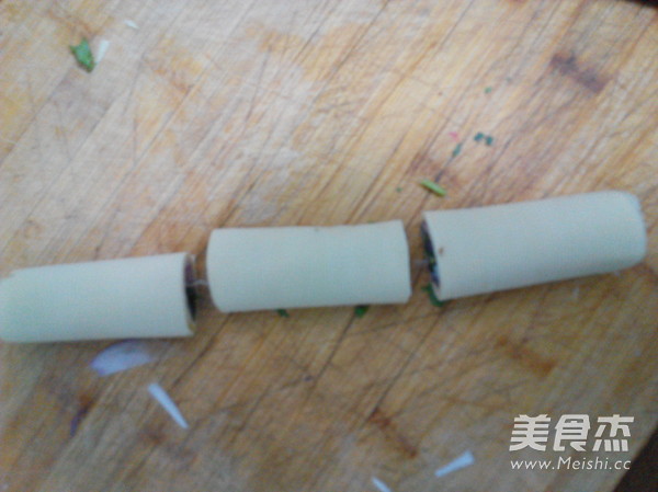 烤干豆腐卷的做法步骤：4
