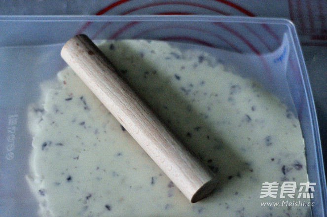 蔓越莓花生牛轧糖(面包机版)的做法步骤:7