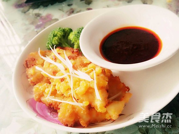 香酥鸡排的做法步骤:9