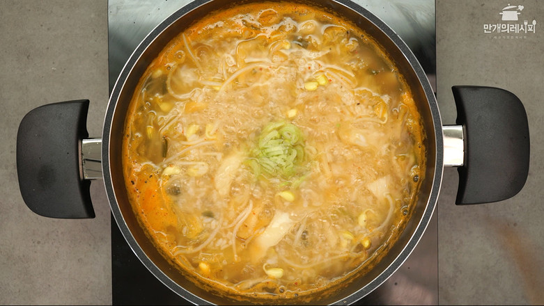 豆芽泡饭的做法步骤：5