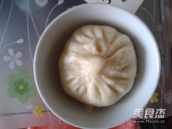 鲜肉豆角包子的做法步骤:11