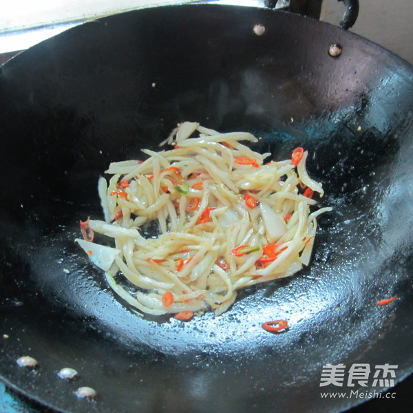 白菜丝煎蛋的做法步骤：6