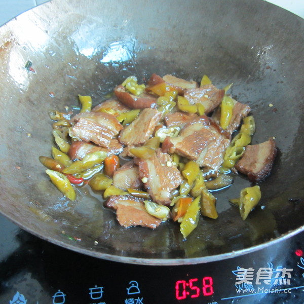 酸辣椒烧东坡肉的做法步骤:6