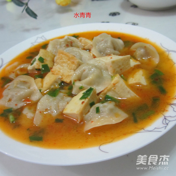 豆腐煮馄饨的做法步骤：13