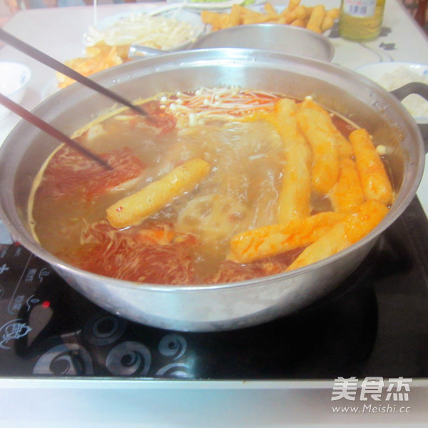 老鸭莲藕锅的做法步骤:11