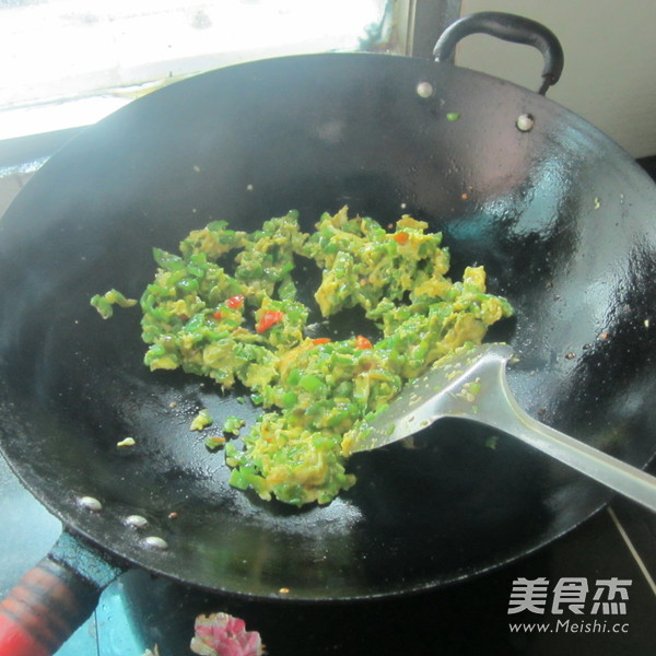 辣椒鸡蛋炒饭的做法步骤：9