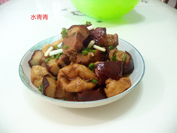 油豆腐焖东坡肉的做法步骤：11