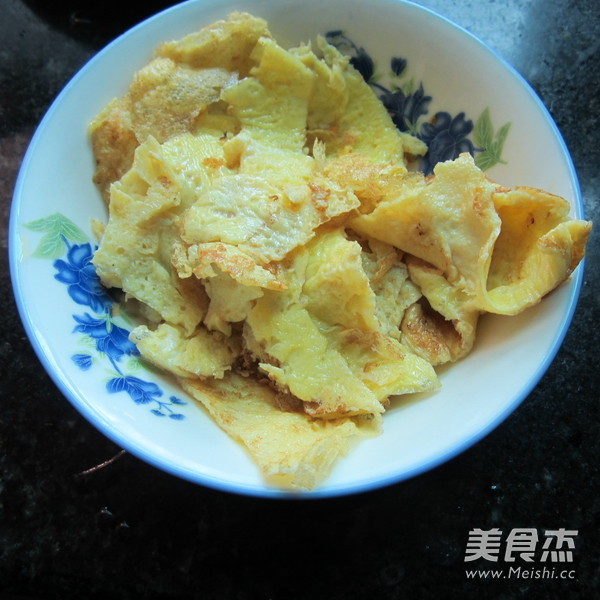 白菜炒蛋的做法步骤:5