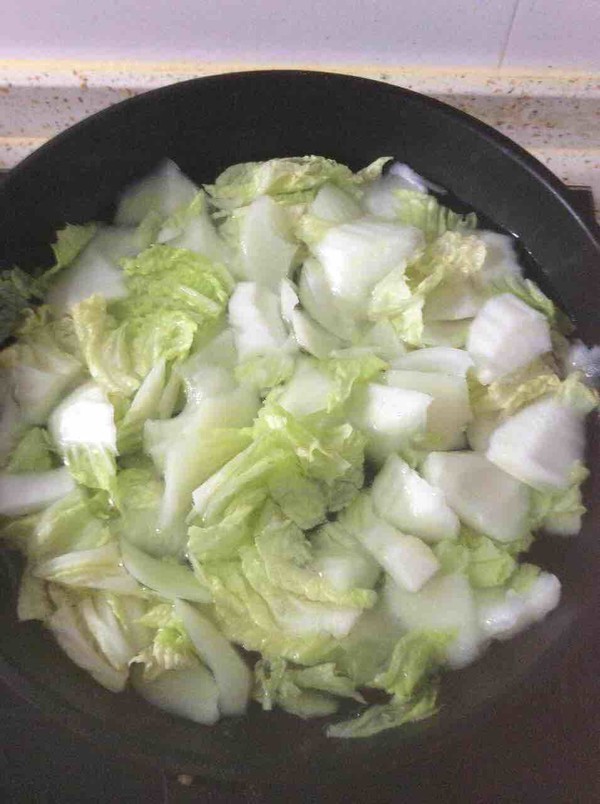 白菜片炒木耳的做法步骤：5