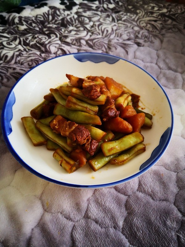 五花肉烧豆角的做法步骤：10