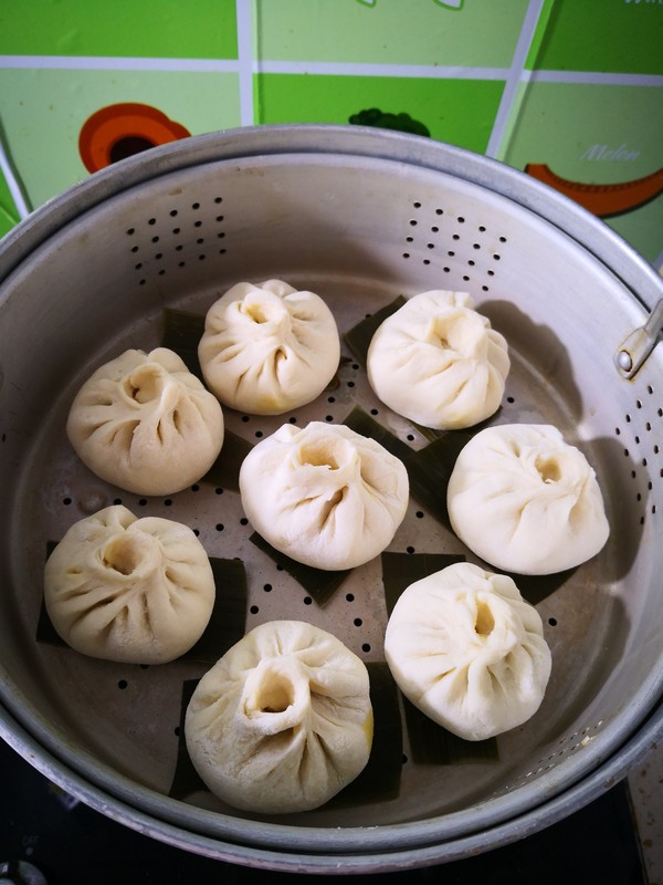 胡萝卜大包子的做法步骤:10