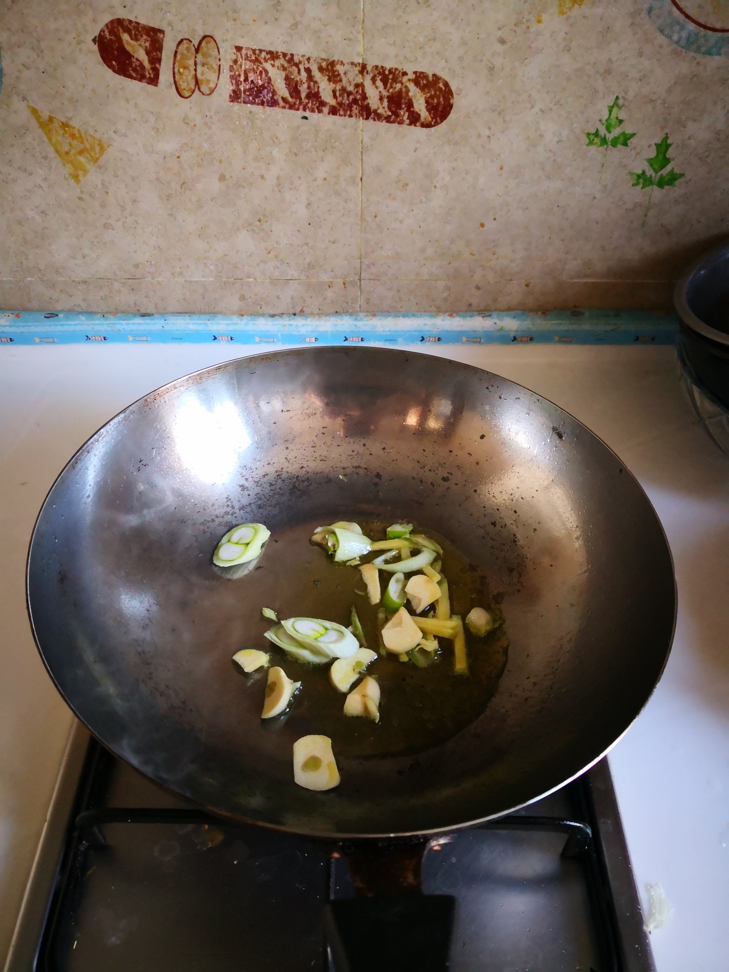 肉馅炒白菜片的做法步骤：4