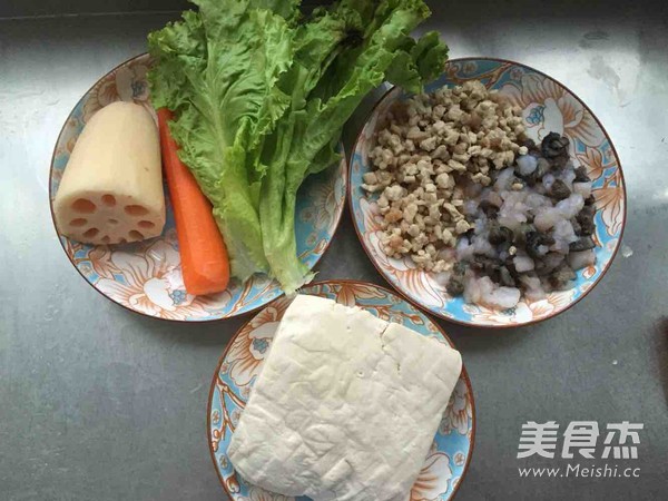 宫廷鸡刨豆腐的做法步骤：1