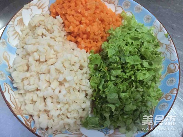 宫廷鸡刨豆腐的做法步骤:2