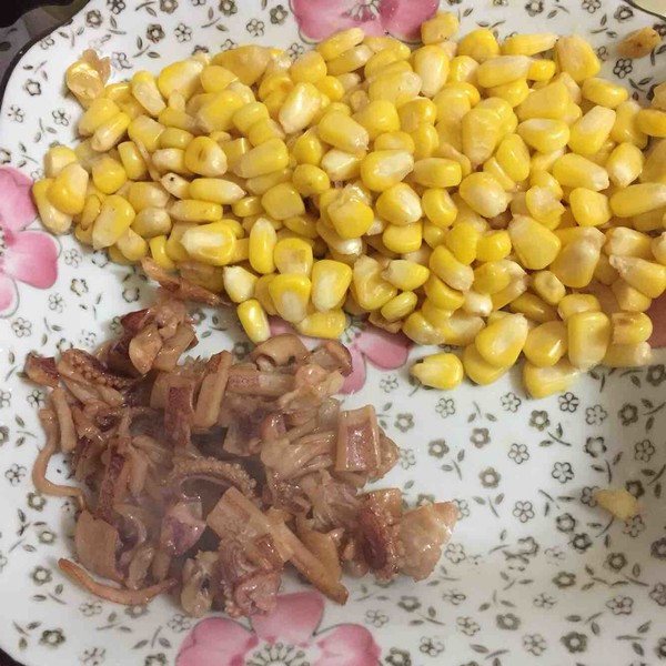 板栗玉米炒饭的做法步骤:9